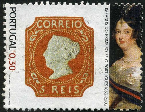 Portugal - 2003 - 150 Anos Primeiro Selo Portugues - 0.30Euro