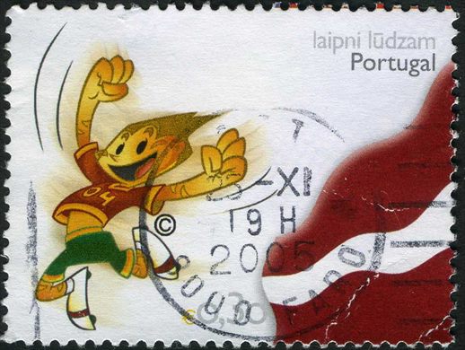 Portugal - 2004 - UEFA Euro 2004 Seleccoes Kinas Letonia - 0.30Euro