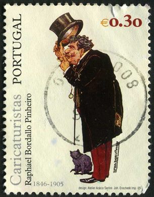 Portugal - 2005 - Caricaturistas - Raphael Bordallo Pinheiro - 0.30Euro