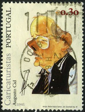 Portugal - 2005 - Caricaturistas - Augusto Cid - 0.30Euro