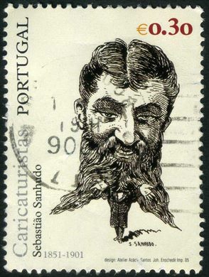 Portugal - 2005 - Caricaturistas - Sebastiao Sanhudo - 0.30Euro