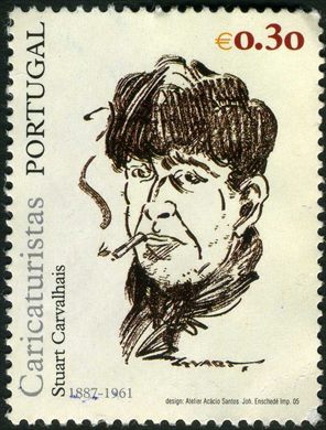 Portugal - 2005 - Caricaturistas - Stuart Carvalhais - 0.30Euro