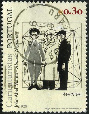 Portugal - 2005 - Caricaturistas - Joao Abel Manta Almada Negreiros - 0.30Euro
