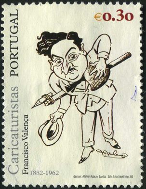 Portugal - 2005 - Caricaturistas - Francisco Valenca - 0.30Euro