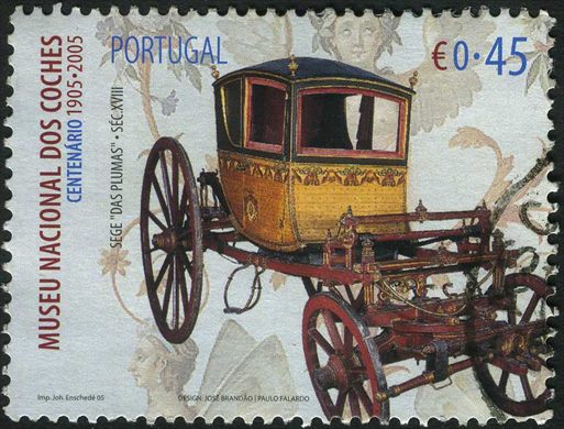 Portugal - 2005 - Museu Nacional dos Coches Centenario - Sege das Plumas - 0.45Euro