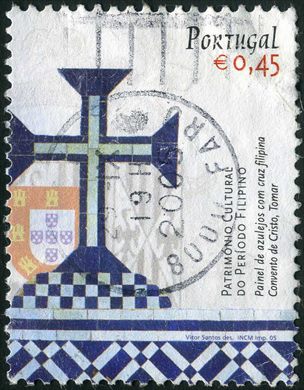 Portugal - 2005 - Patrimonio Cultural Periodo Filipino - Azulejos Cruz Filipina - 0.45Euro
