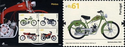 Portugal - 2007 - Motociclos - Quimera Alma 1952 - 0.61Euro