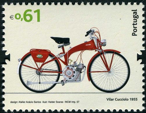 Portugal - 2007 - Motociclos - Vilar Cucciolo 1955 - 0.61Euro