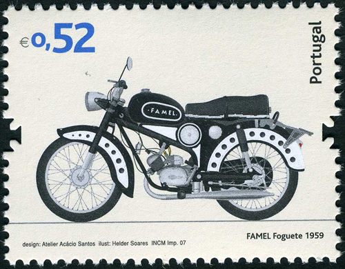 Portugal - 2007 - Motociclos - FAMEL Foguete 1959 - 0.52Euro