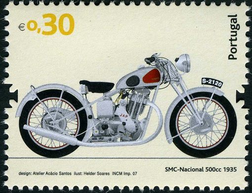 Portugal - 2007 - Motociclos - SMC Nacional 500cc - 0.30Euro