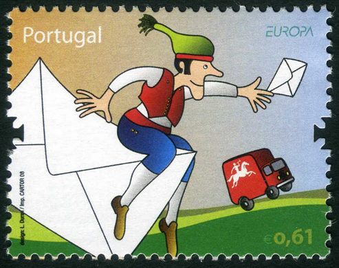 Portugal - 2008 - Europa - Cartas - 0.61Euro