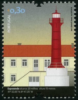 Portugal - 2008 - Farois Esposende - 0.30Euro
