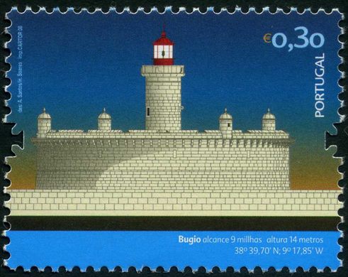 Portugal - 2008 - Farois Bugio - 0.30Euro