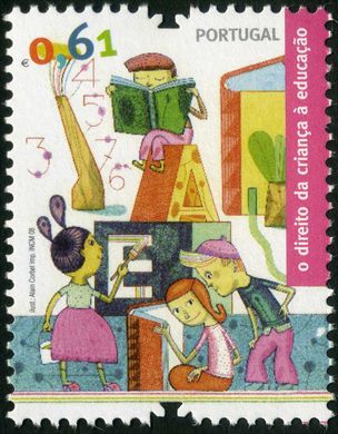 Portugal - 2008 - O Direito da Crianca a Educacao - 0 61Euro