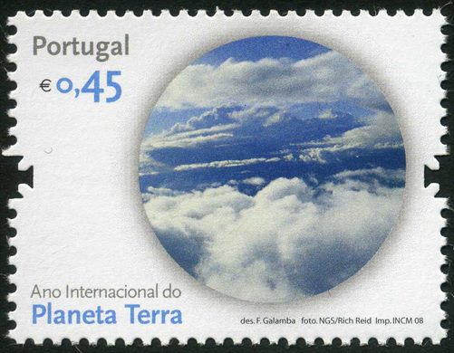 Portugal - 2008 - Ano Internacional Planeta Terra - Atmosfera - 0.45Euro