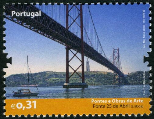 Portugal - 2008 - Pontes e Obras de Arte - 0.31EUR