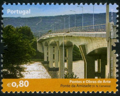 Portugal - 2008 - Pontes e Obras de Arte - 0.80EUR