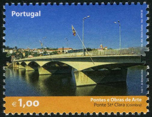 Portugal - 2008 - Pontes e Obras de Arte - 1.00EUR