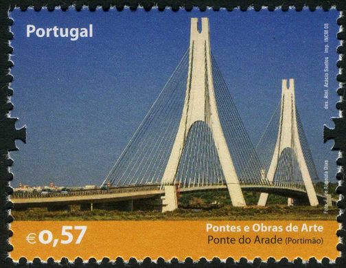 Portugal - 2008 - Pontes e Obras de Arte - 0.57EUR