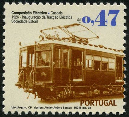 Portugal - 2008 - Transportes Composicao Electrica Cascais - 0 47