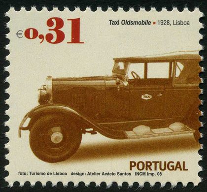 Portugal - 2008 - Transportes Taxi Oldsmobile 1928 Lisboa - 0 31