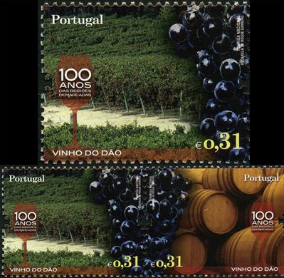 Portugal - 2008 - 100 Anos das Regioes Demarcadas (Dao Vinha) - 0Eur31