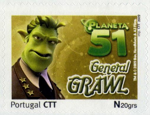 Portugal - 2009 - Planeta 51 - General Grawl - N20g
