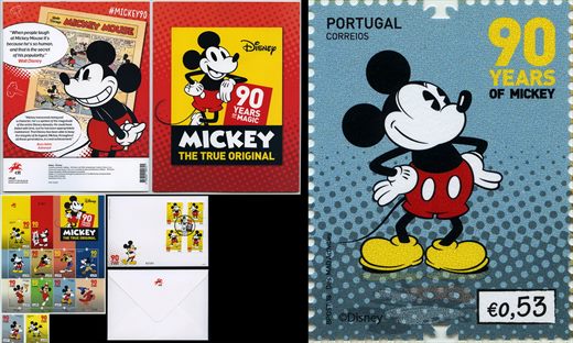 Portugal - 2018 - Mickey 90 Anos - 0.53EUR