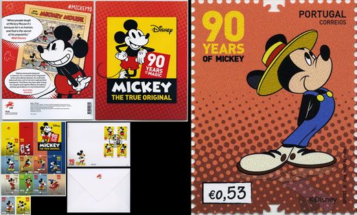 Portugal - 2018 - Mickey 90 Anos - 0.53EUR