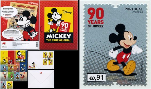 Portugal - 2018 - Mickey 90 Anos - 0.91EUR