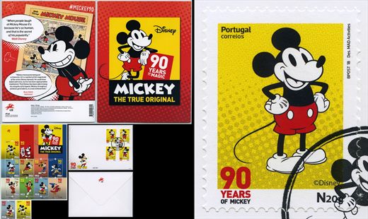 Portugal - 2018 - Mickey 90 Anos - N20g