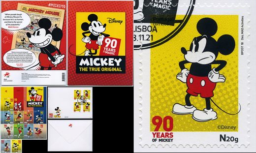 Portugal - 2018 - Mickey 90 Anos - N20g