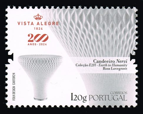 Portugal - 2024 - Vista Alegre 200 anos - Candeeiro Nervi Colecao E2H Earth to Humanity Ross Lovegrove - TaxaI20g