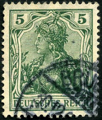 Reich Alemao - 1916 - Germania - 5Pf