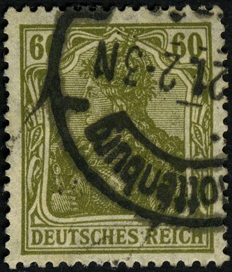 Reich Alemao - 1916 - Germania - 60Pf