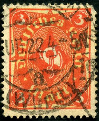 Reich Alemao - 1922 - Ziffer Inflacao - 3M
