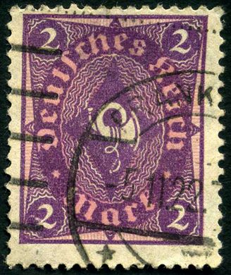 Reich Alemao - 1922 - Ziffer Inflacao - 2M