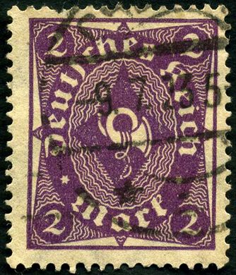 Reich Alemao - 1922 - Ziffer Inflacao - 2M
