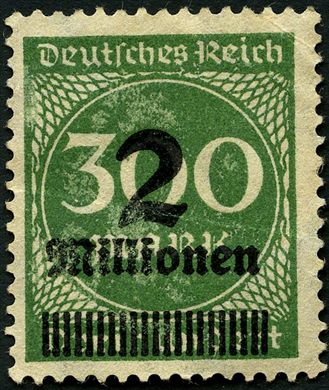 Reich Alemao - 1923 - Hochinflation - 2MioM
