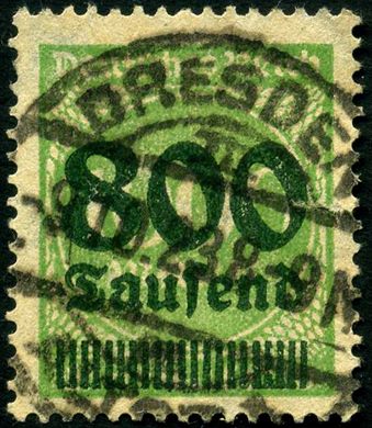 Reich Alemao - 1923 - Hochinflation - 800TsdM