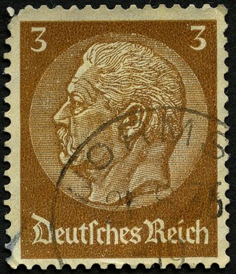 Reich Alemao - 1932 - Hindenburg Medaillon - 3Pf