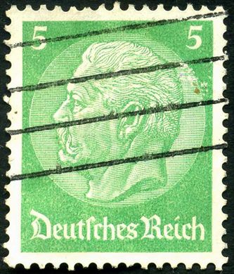 Reich Alemao - 1932 - Hindenburg Medaillon - 5Pf