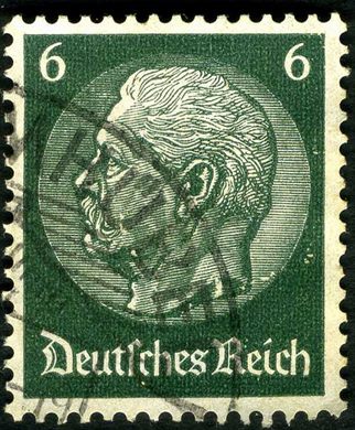 Reich Alemao - 1932 - Hindenburg Medaillon - 6Pf