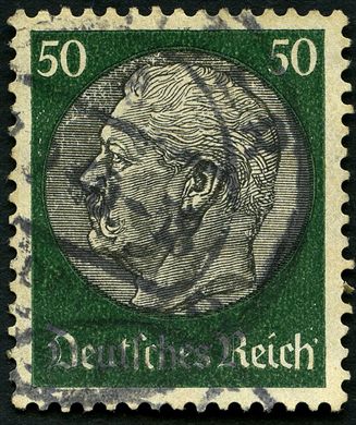 Reich Alemao - 1932 - Hindenburg Medaillon - 50Pf