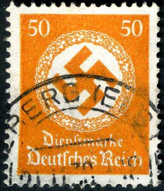 Reich Alemao - 1934 - Dienstmarken - 50Pf