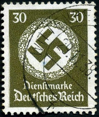 Reich Alemao - 1934 - Dienstmarken - 30Pf