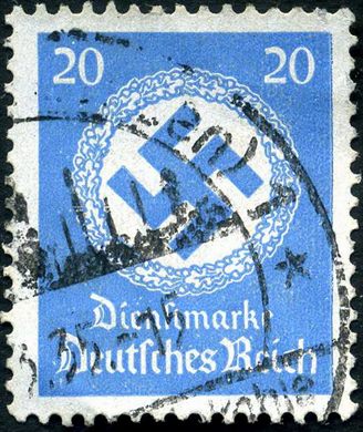 Reich Alemao - 1934 - Dienstmarken - 20Pf