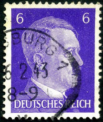 Reich Alemao - 1941 - Hitler - 6Pf