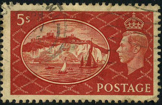 Reino Unido - 1951 - Jorge VI Alto Valor - Falesias de Dover - 5S