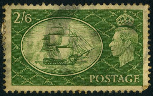 Reino Unido - 1951 - Jorge VI Alto Valor - HMS Victory - 2S6D